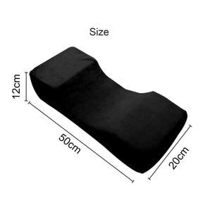Eyelash Extension Pillow - U-shape Ergonomic Curve Pillow, Makeup Grafting Eyelash Pillow Neck Support Curve for Salon Home (Black)