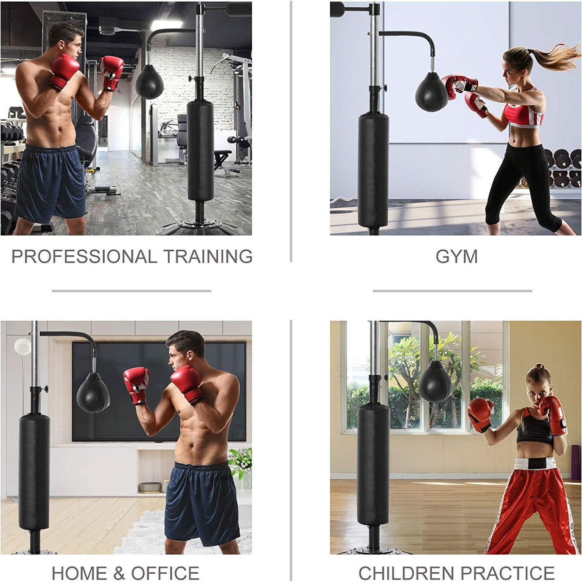 Freestanding Boxing Punching Bag 