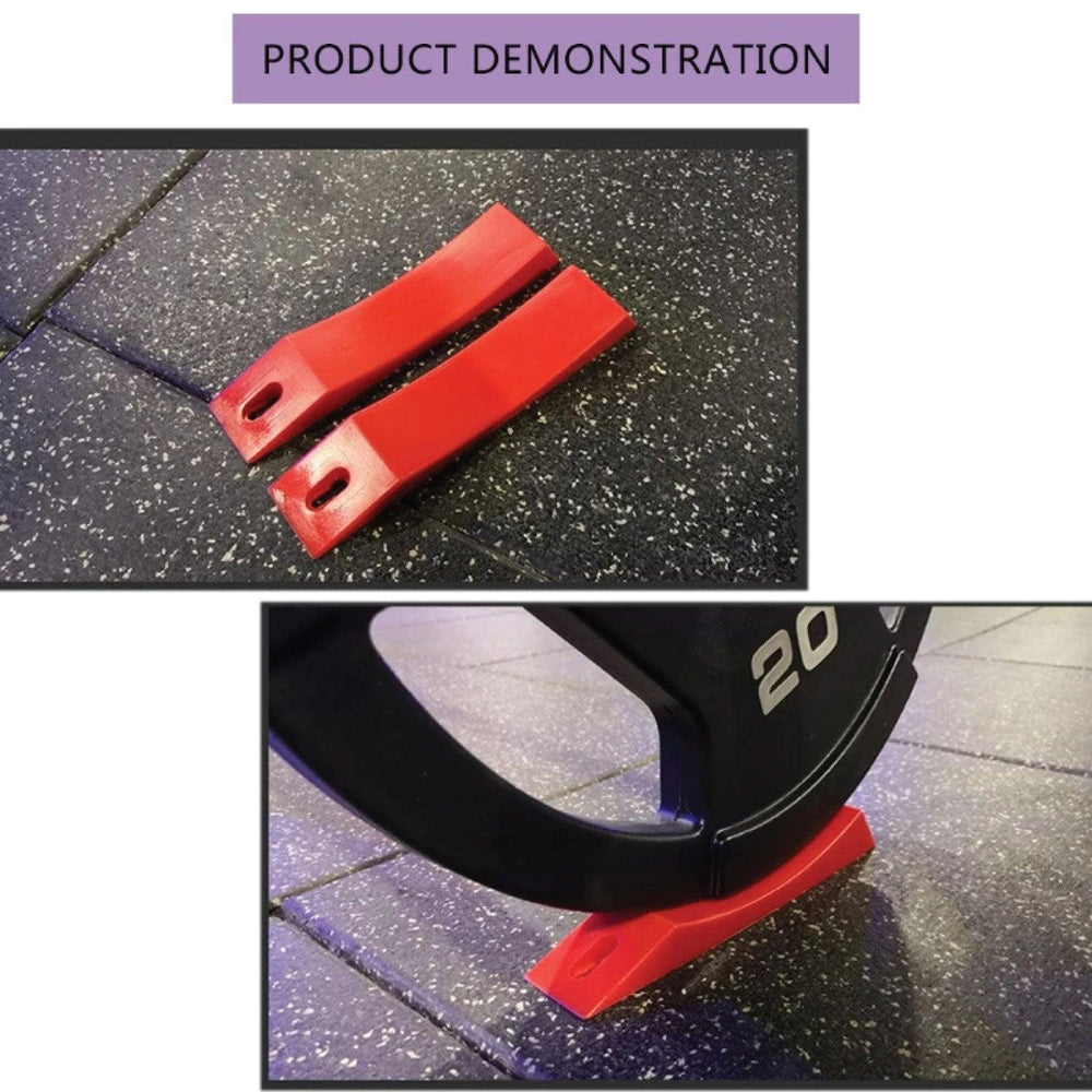 Paire De Plaques De Poids Pour Deadlift - Alternative à Un Jack - Orange - Neuf Sous Emballage