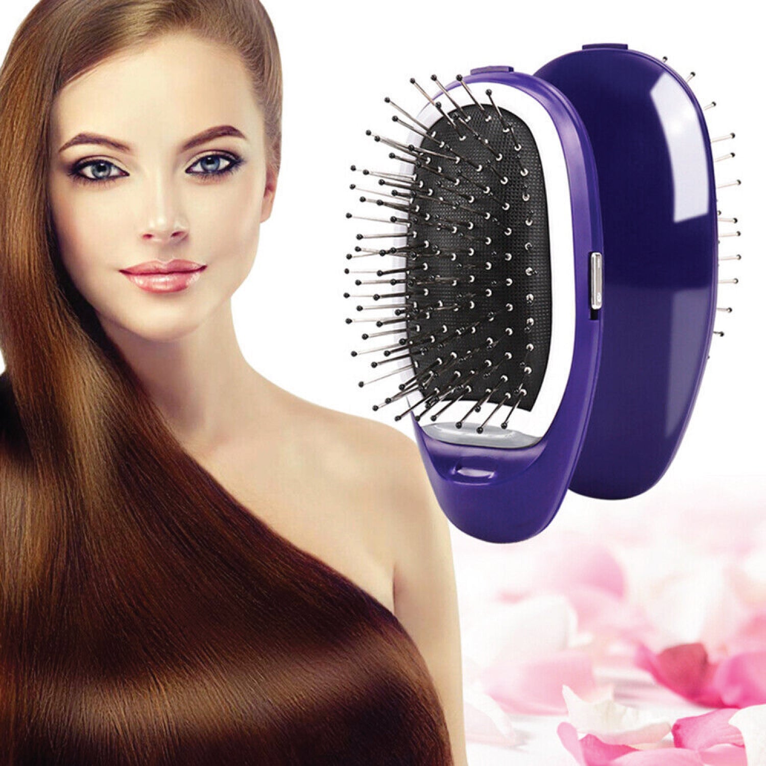 Electric Scalp Massage for Hair Growth - Queenwill Head Massager Shampoo Brush for Deep Hair Cleaning and Head Blood Circulation, Battery Powered & Waterproof
