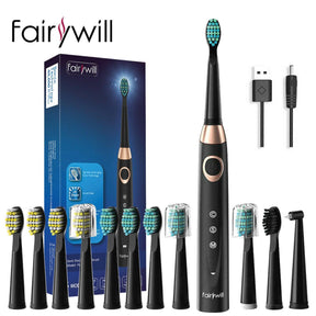 Electric Toothbrush Sale UK - Electric Toothbrush Power Toothbrush ADA Accepted with 4/12X Brush Heads