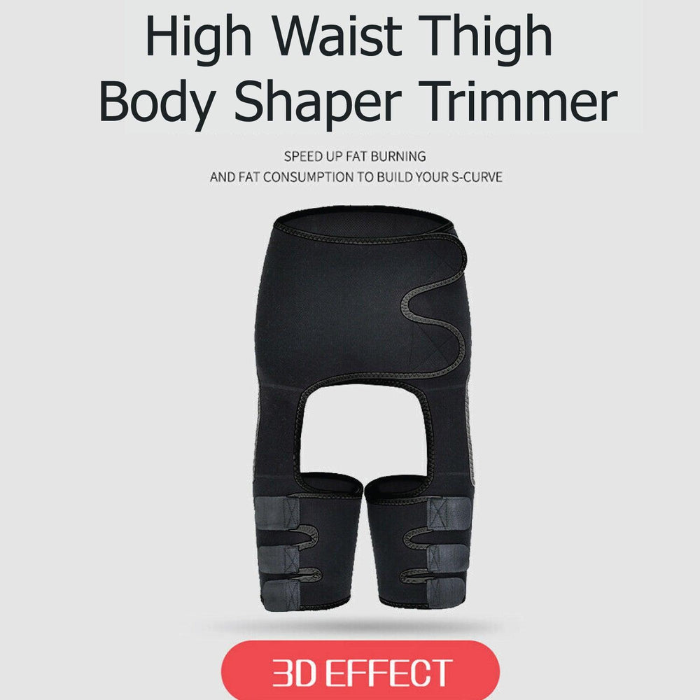 High Waist Thigh Trimmer 3in1 Body Shaper Butt Lifter Slimming Belt