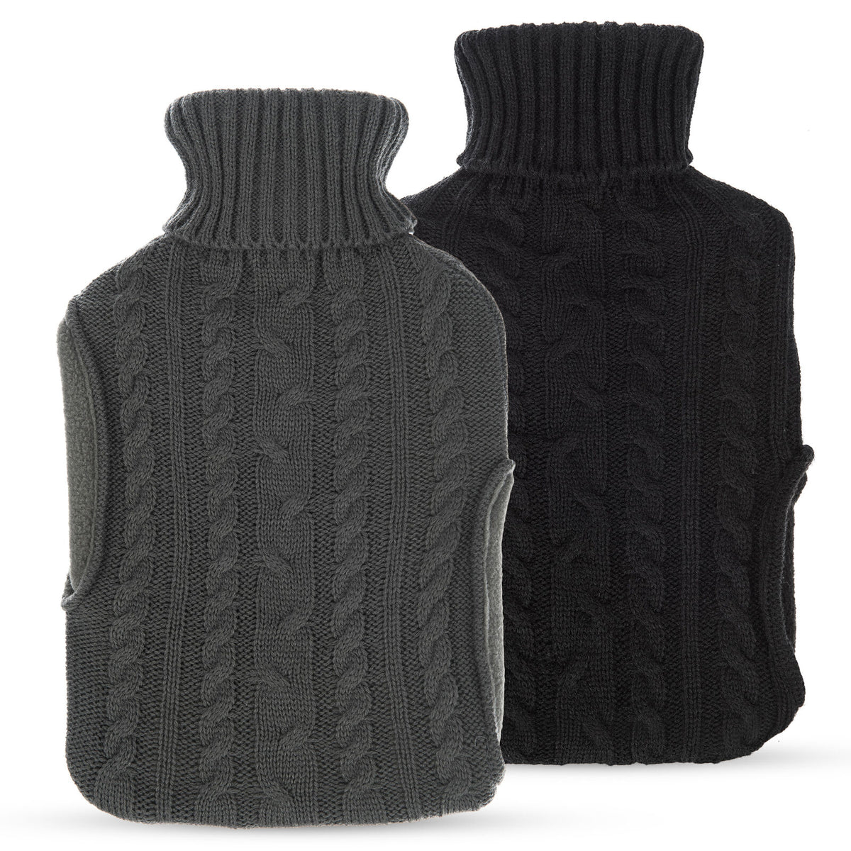 Hot Water Bottle With Knitted Soft Cozy Bag Cover