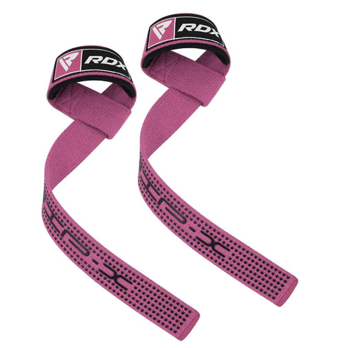 pink lifting straps