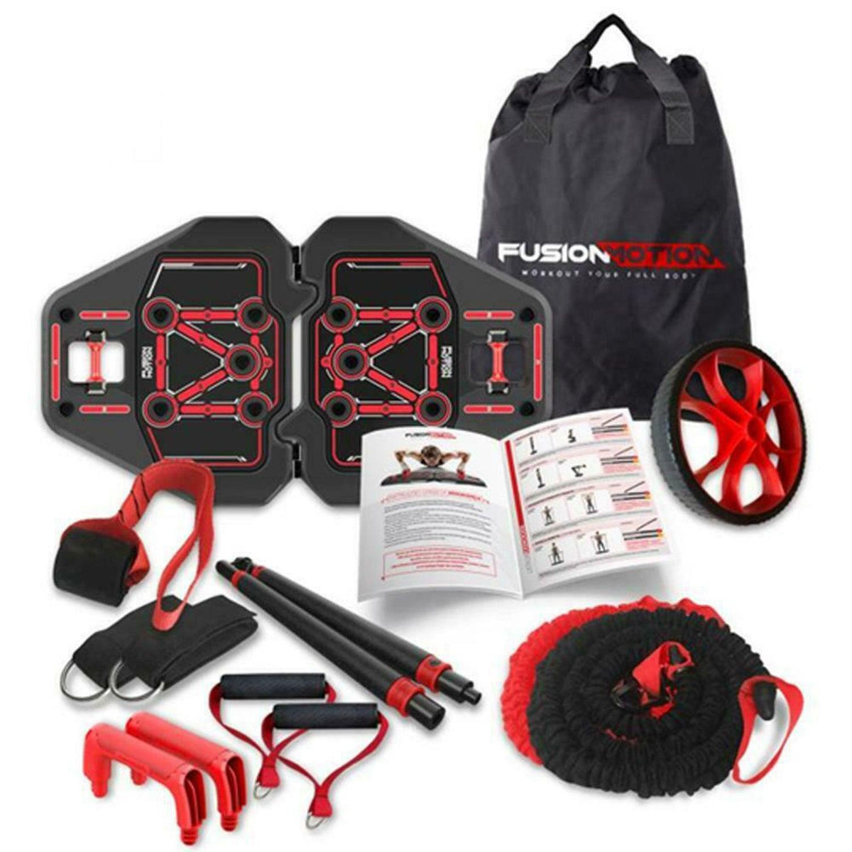 Portable home gym equipment full body workout