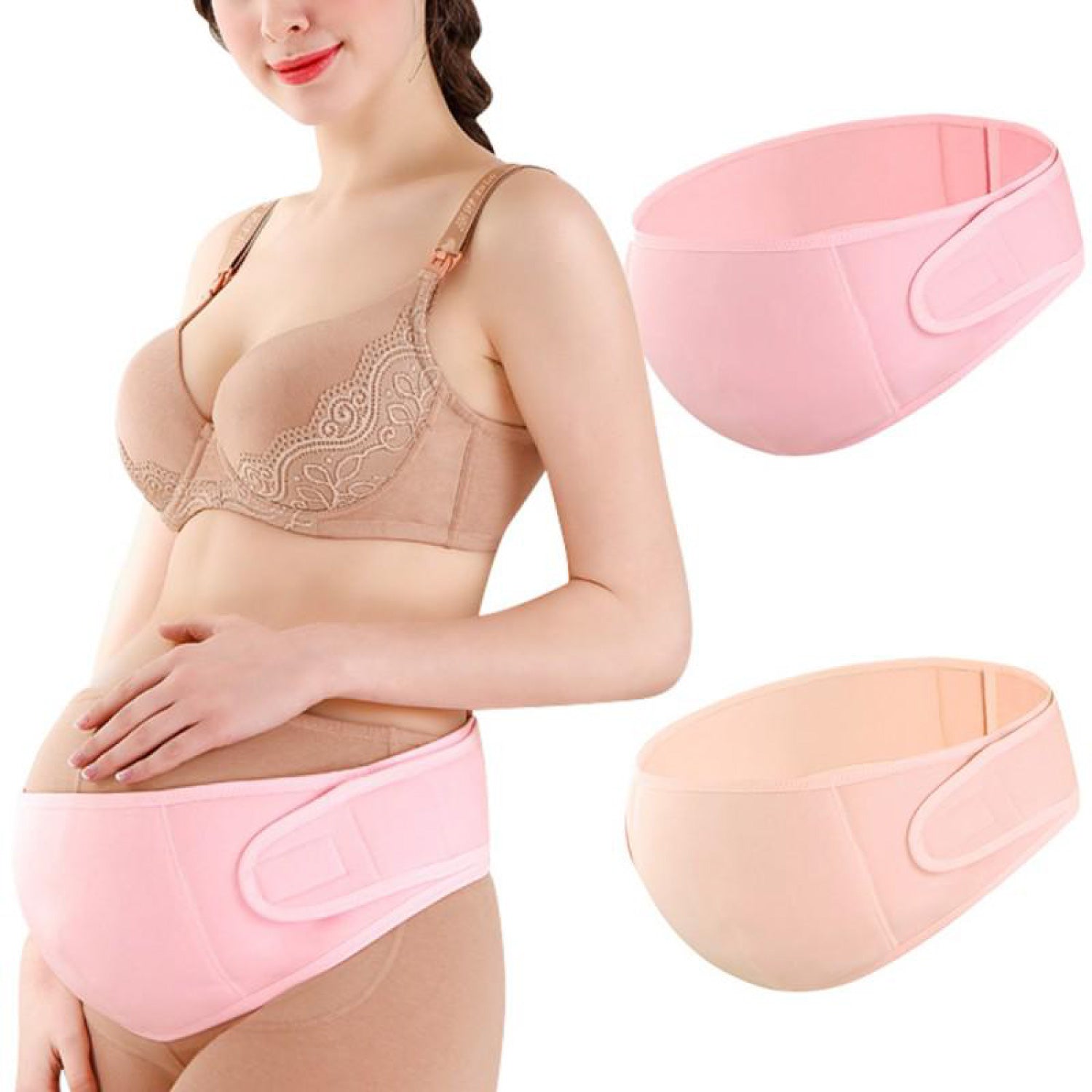 NeoTech Care 3-in-1 Maternity Pregnancy Support, Postpartum Belly Wrap &  Pelvis Belt/Brace/Band - Breathable Girdle - Black - Large Size Large (Pack  of 1) Black