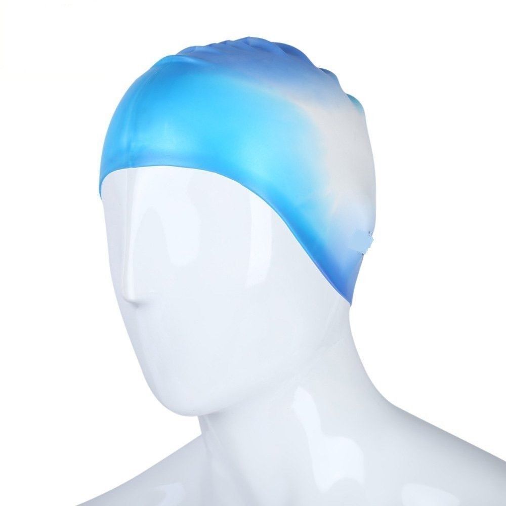 Waterproof Swimming Cap - Swimming Hat Waterproof Silicone Shower Pool Cap - High Quality Silicone Swimming Caps, One Size Fits All