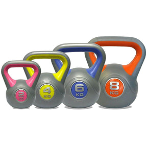 Multi-Color Unisex Vinyl KettleBell Weight Set