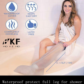 waterproof foot cover for shower