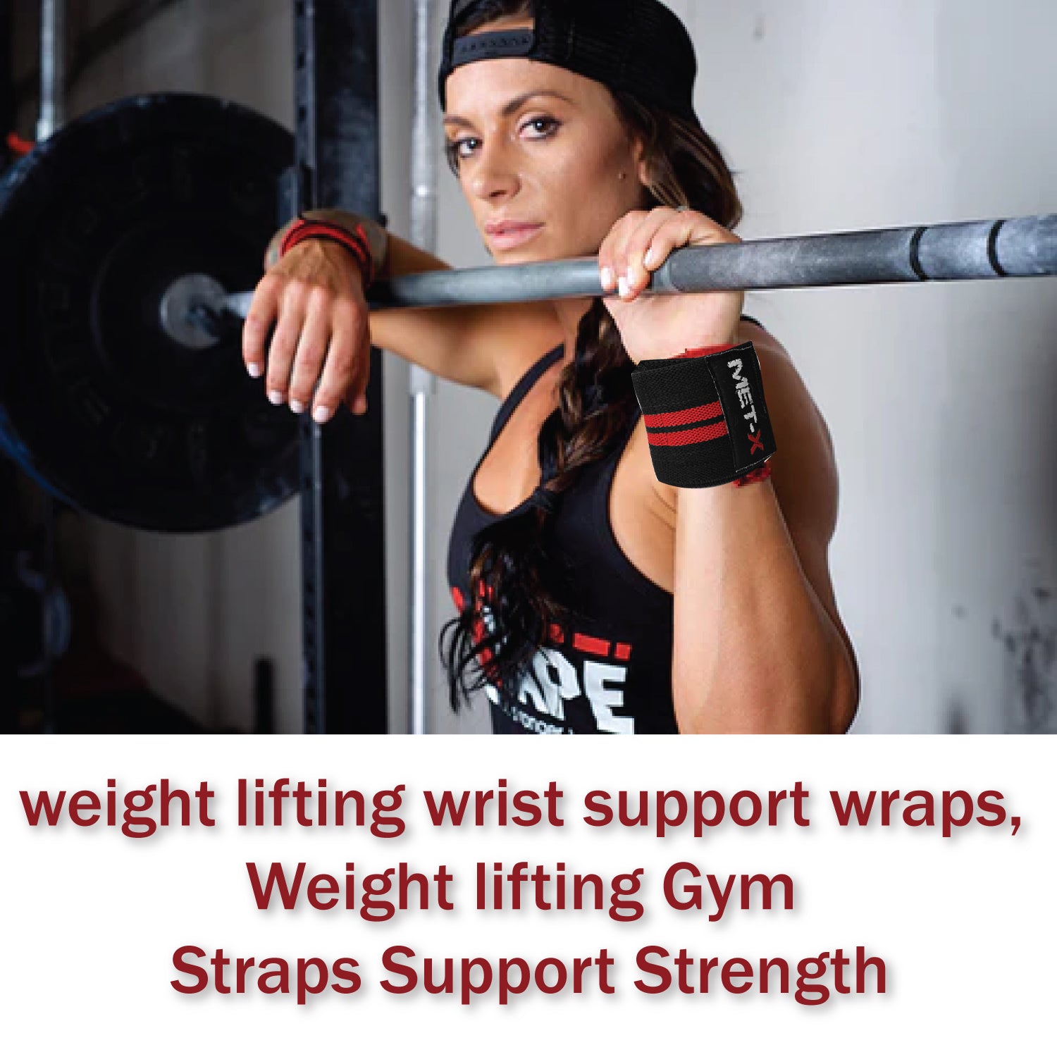 Weight Lifting Wrist Straps by RDX, Wrist Wraps, Lifting, Gym, Deadlift  Straps
