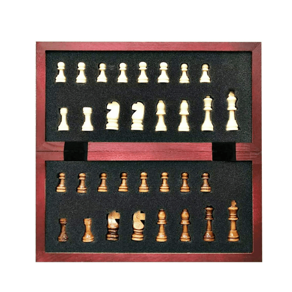 Wooden Chess Set Board Wood Chess Pieces