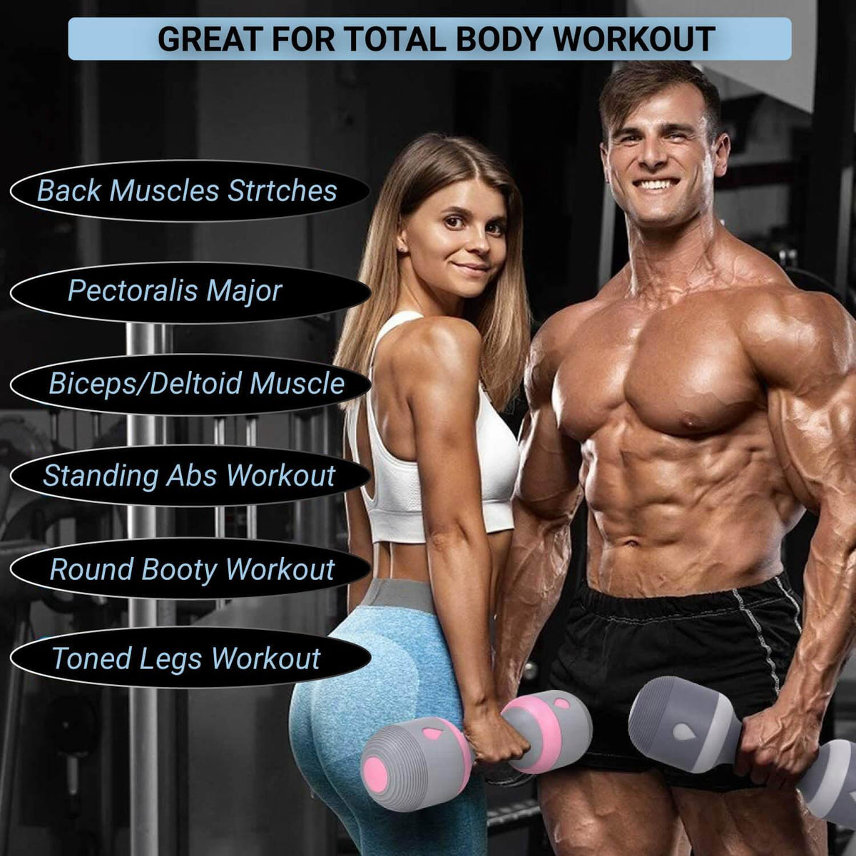 adjustable dumbbell set
